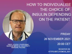 Using the right insulin for the right patient – 26th November 2021